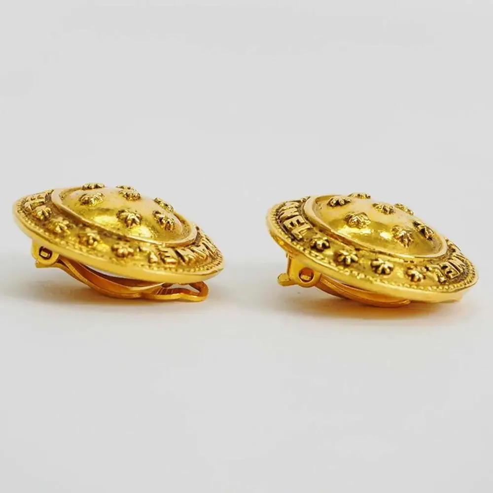 CHANEL Gold Earrings